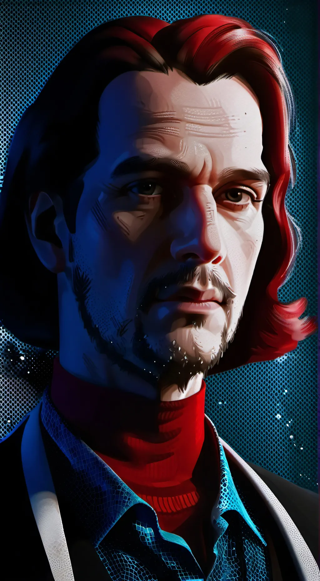 ai character: Meme guy background