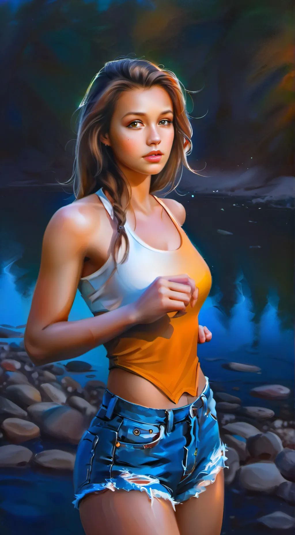 ai character: Fergie background