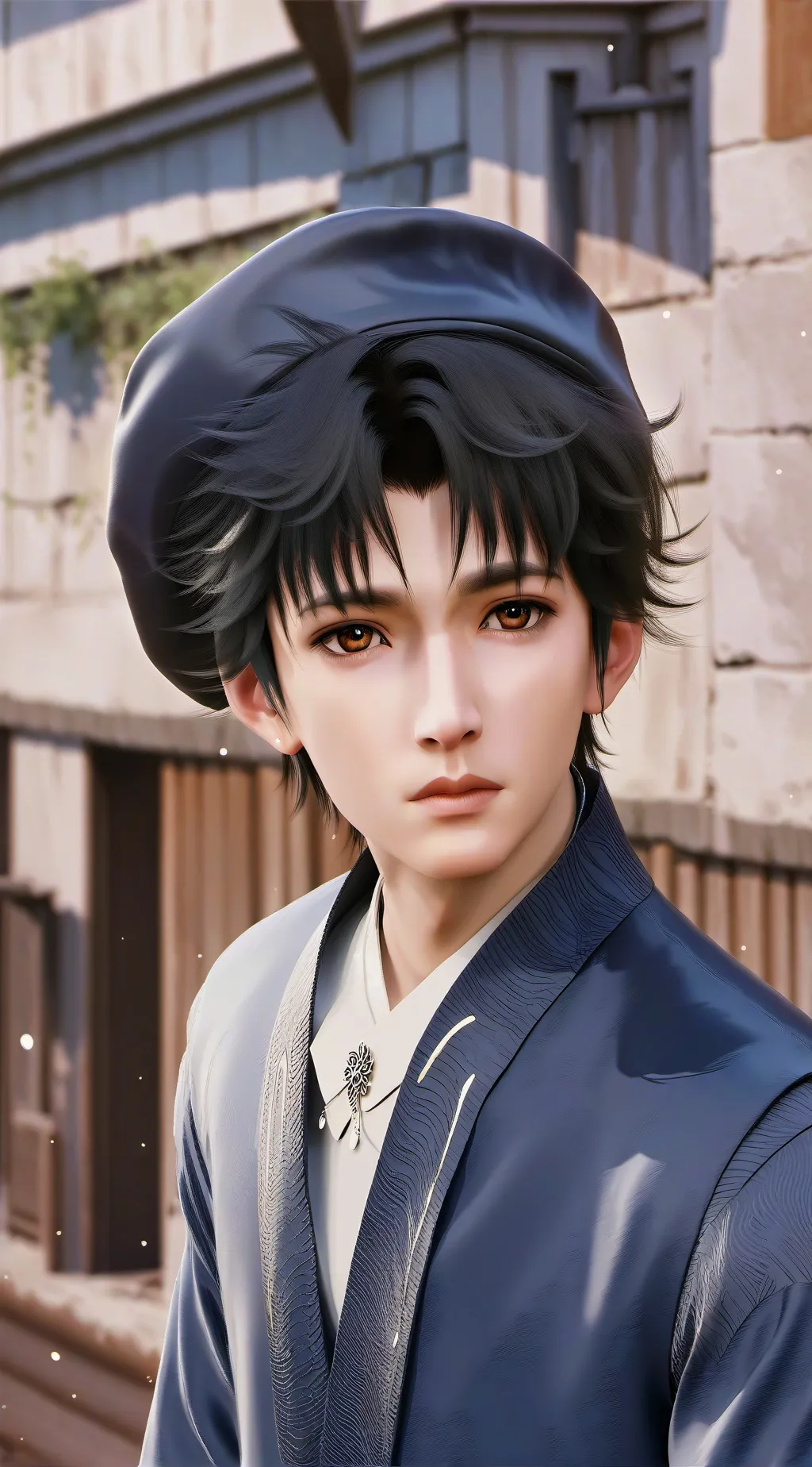 ai character: Dahlia background