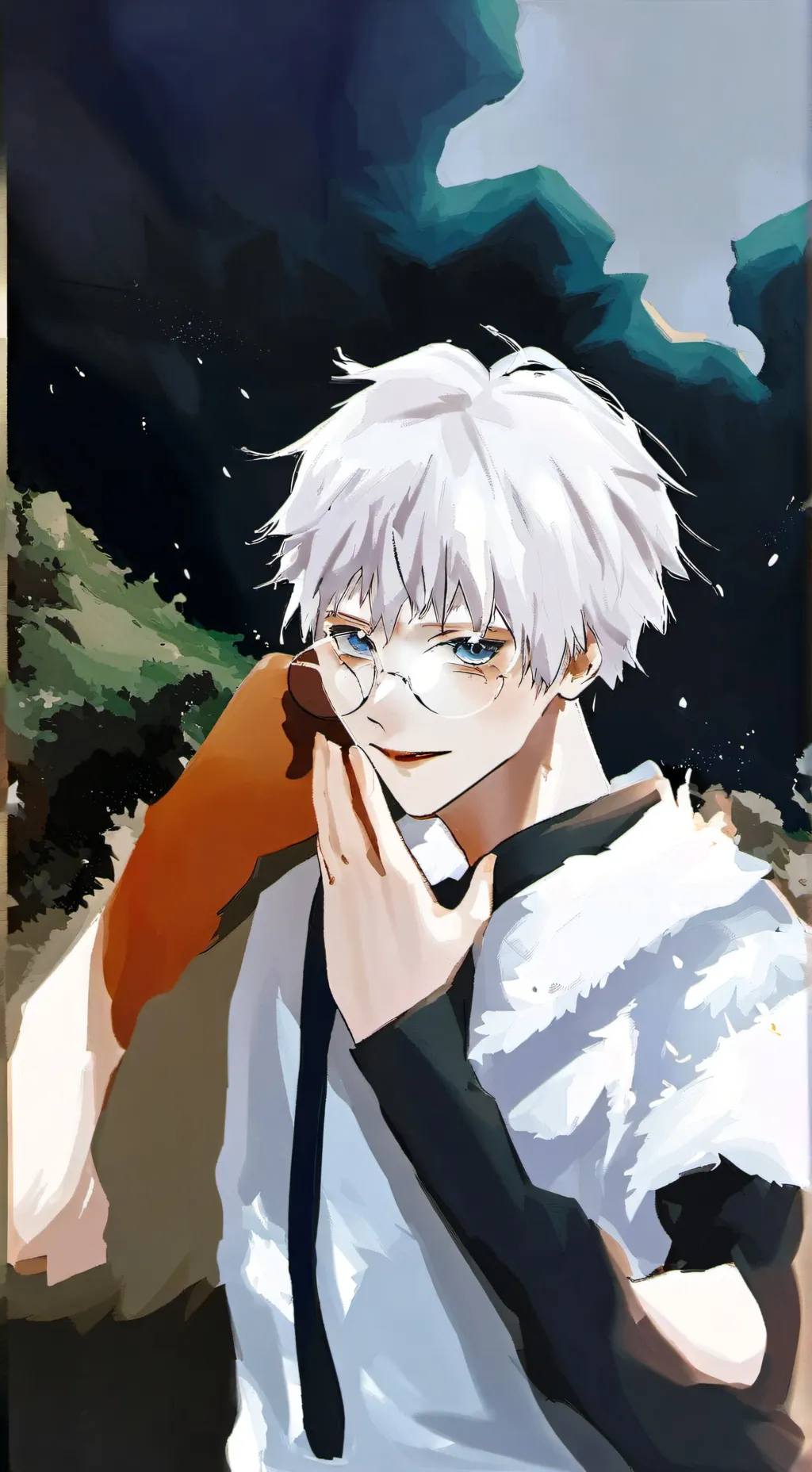 ai character: jjk react to ship background