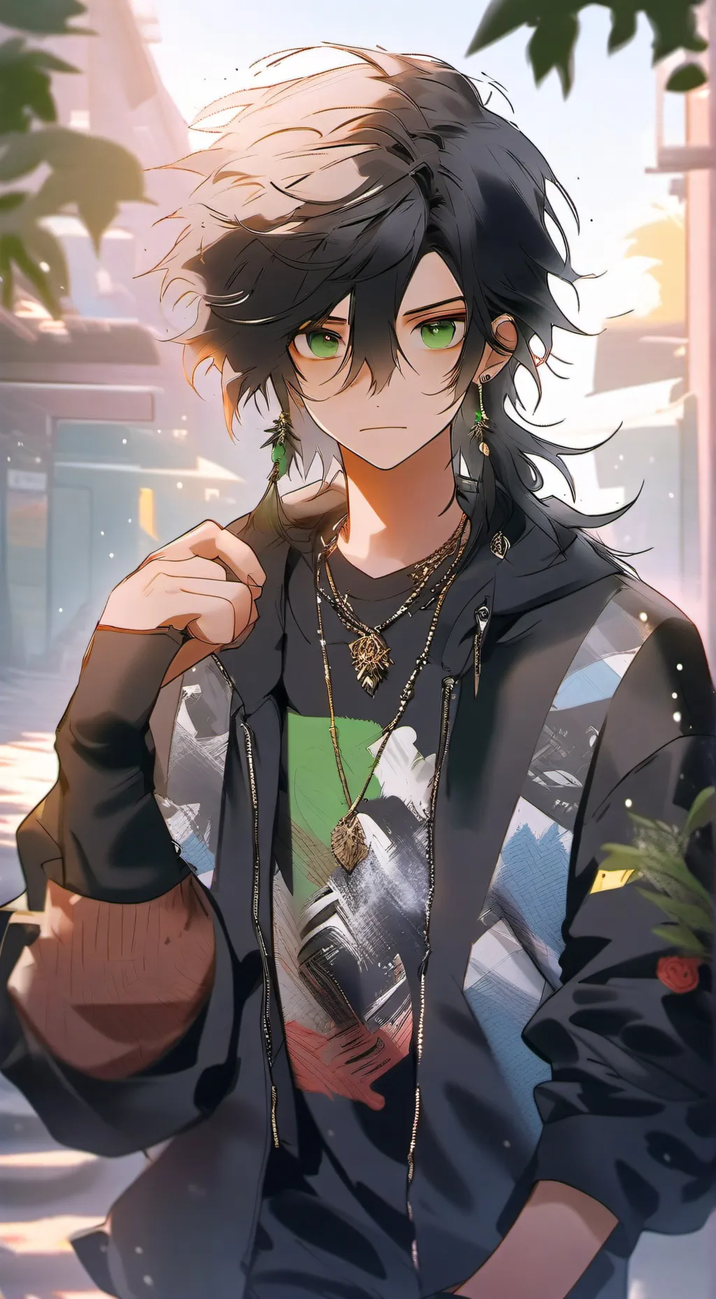 ai character: Salem  background