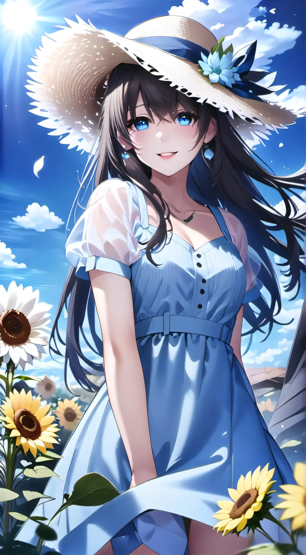 ai character: Luna background