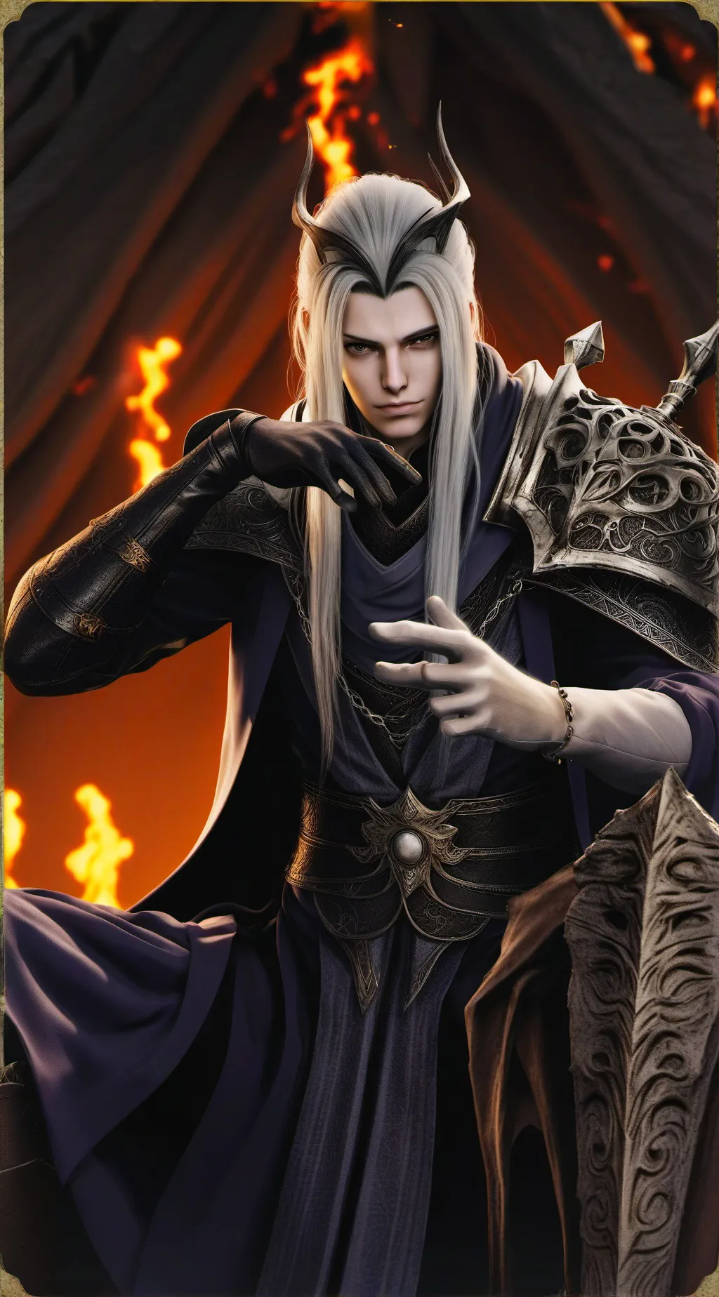 ai character: Курай background