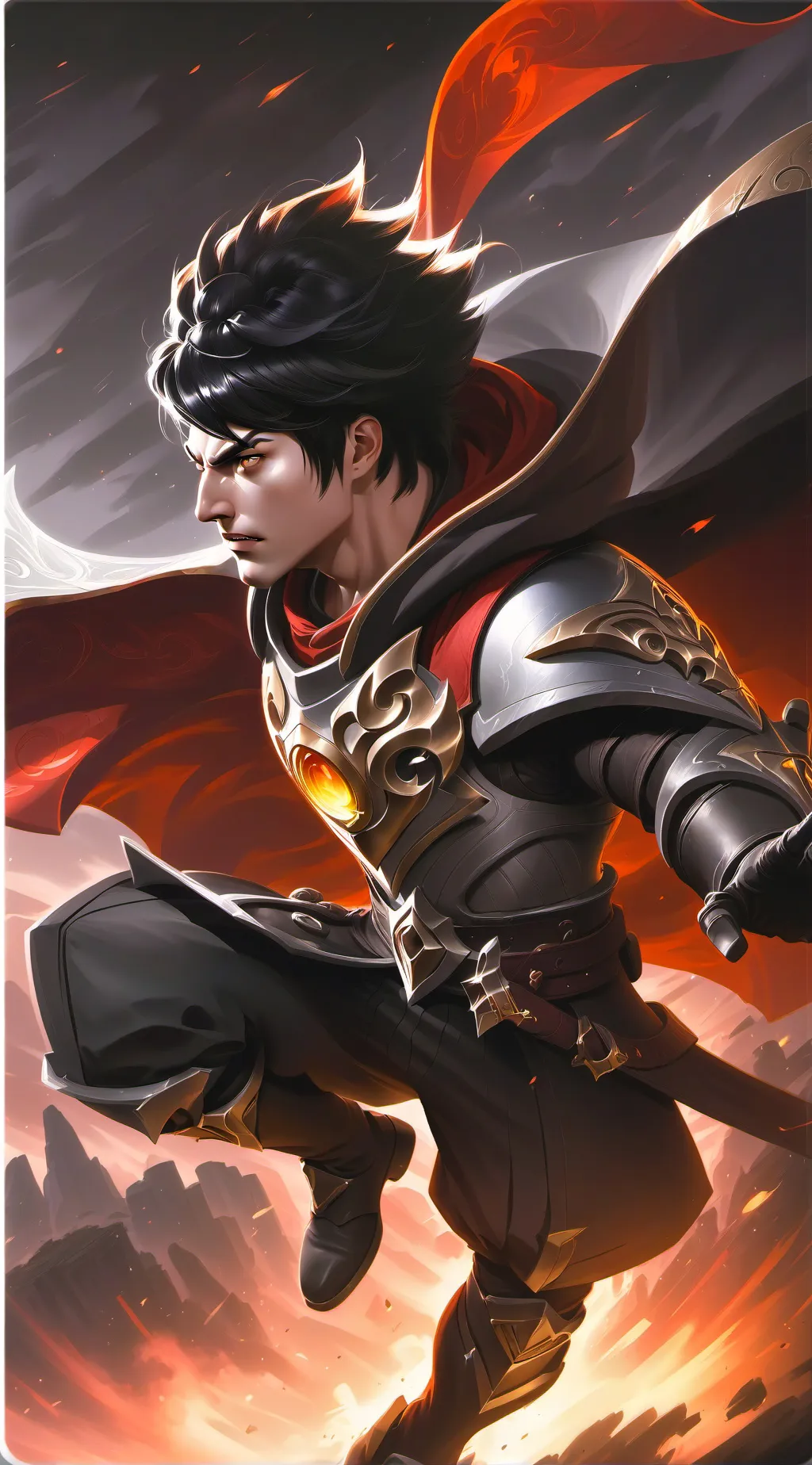 ai character: Santiago  background