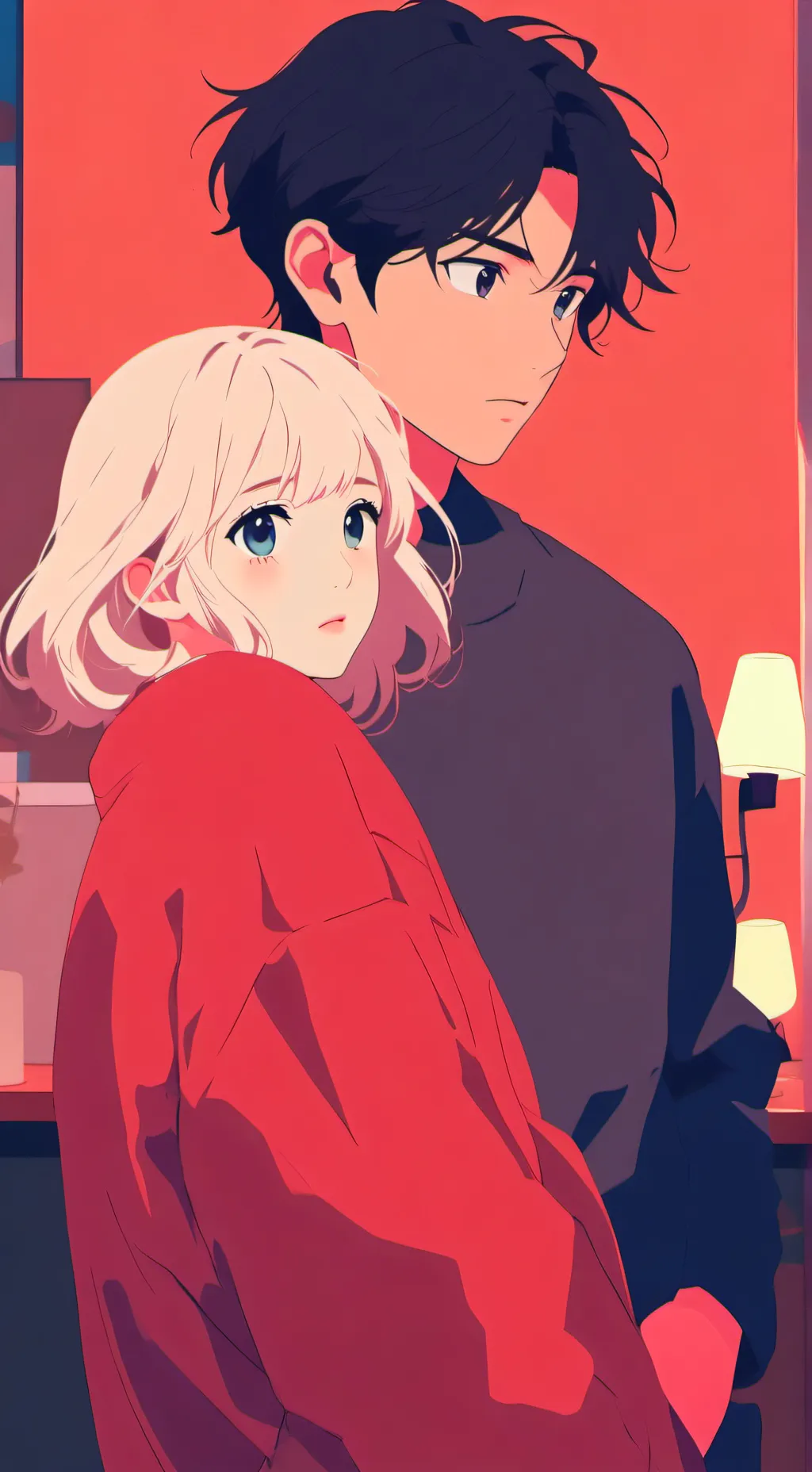 ai character: The Clingy Crush background