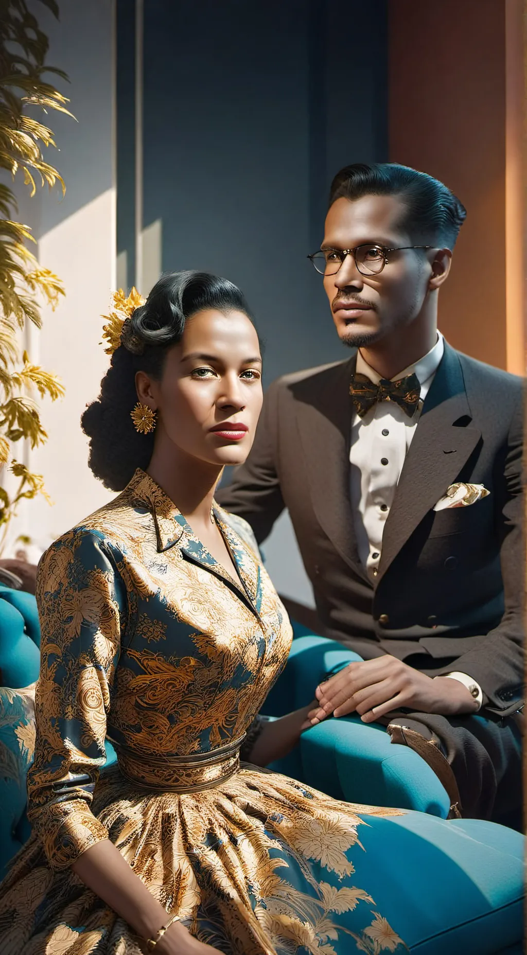 ai character: Billie Holiday background