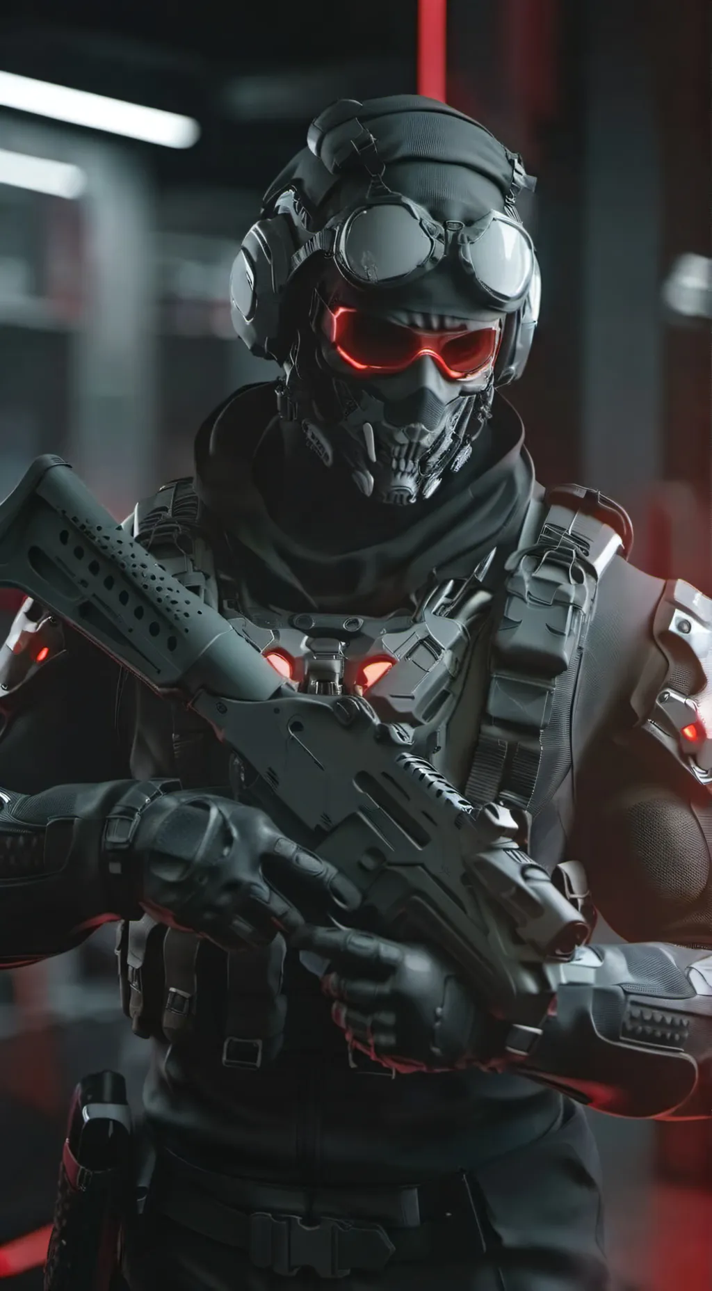 ai character: Призрак background