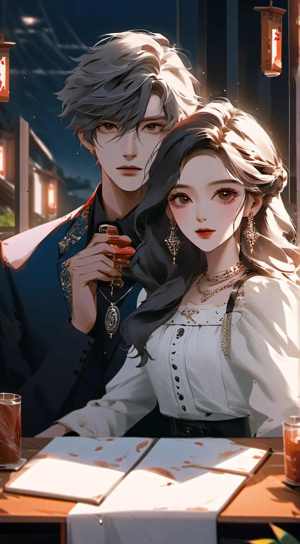 ai character: Nino background