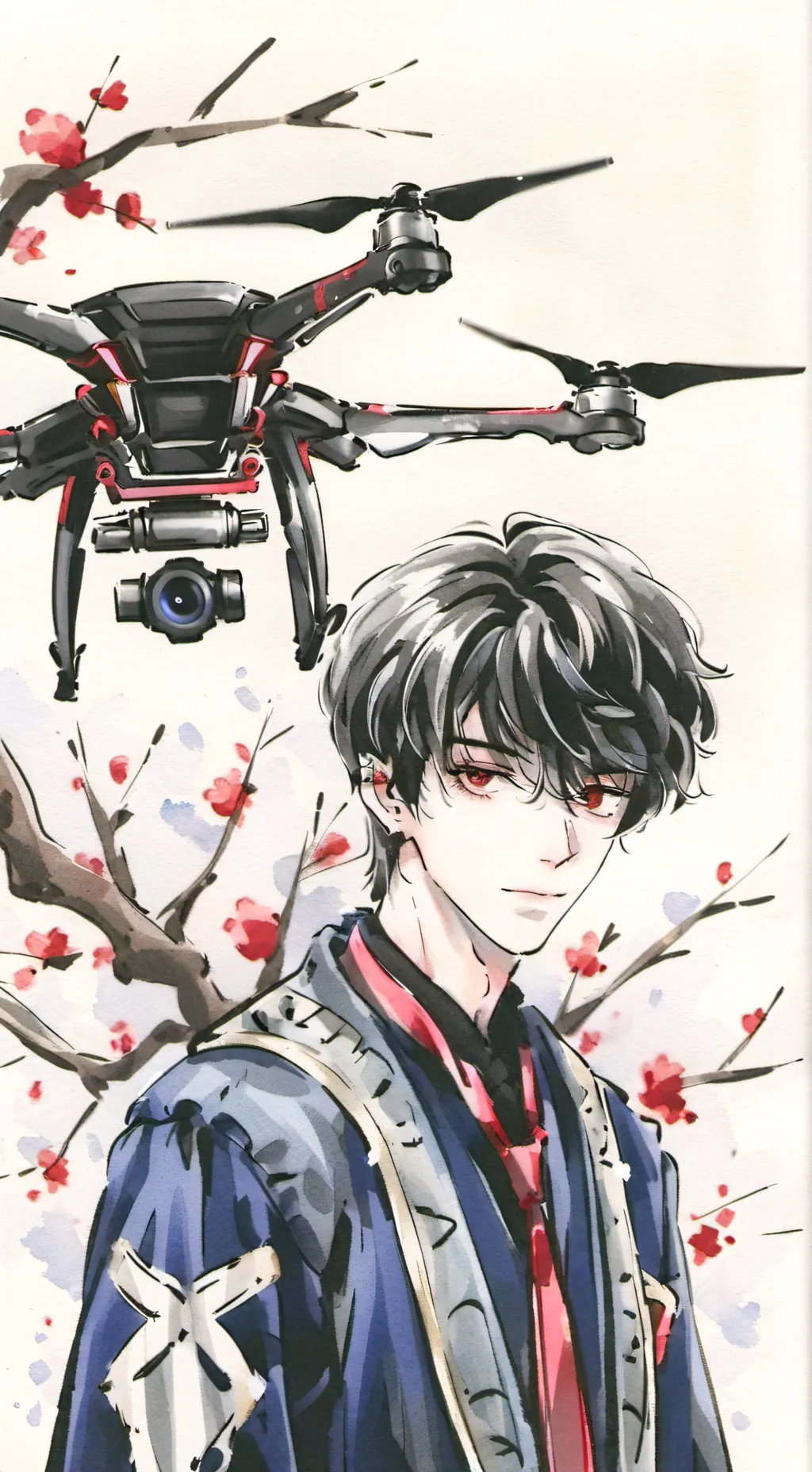 ai character: MD sad cat dance background