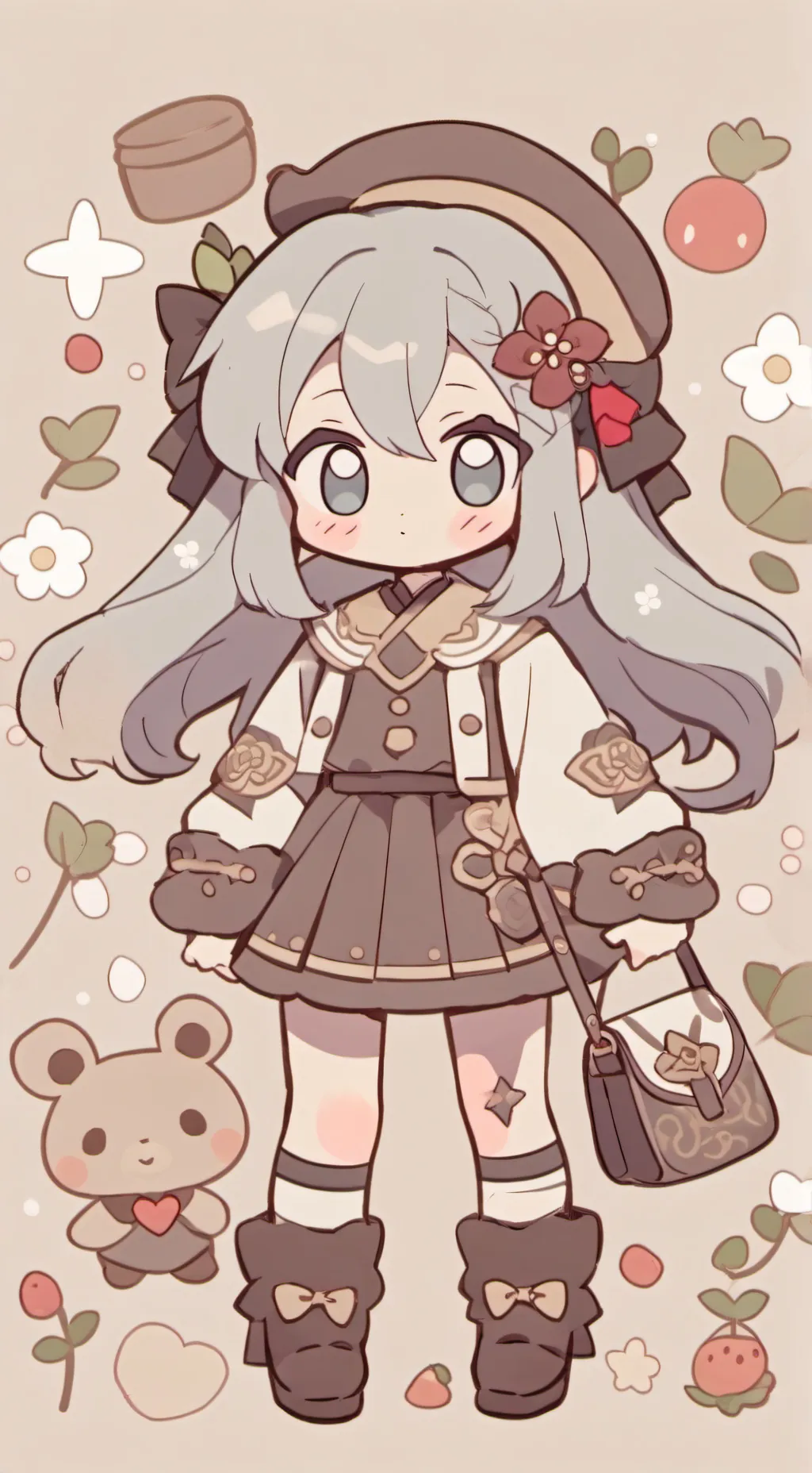 ai character: Mha avec eri background