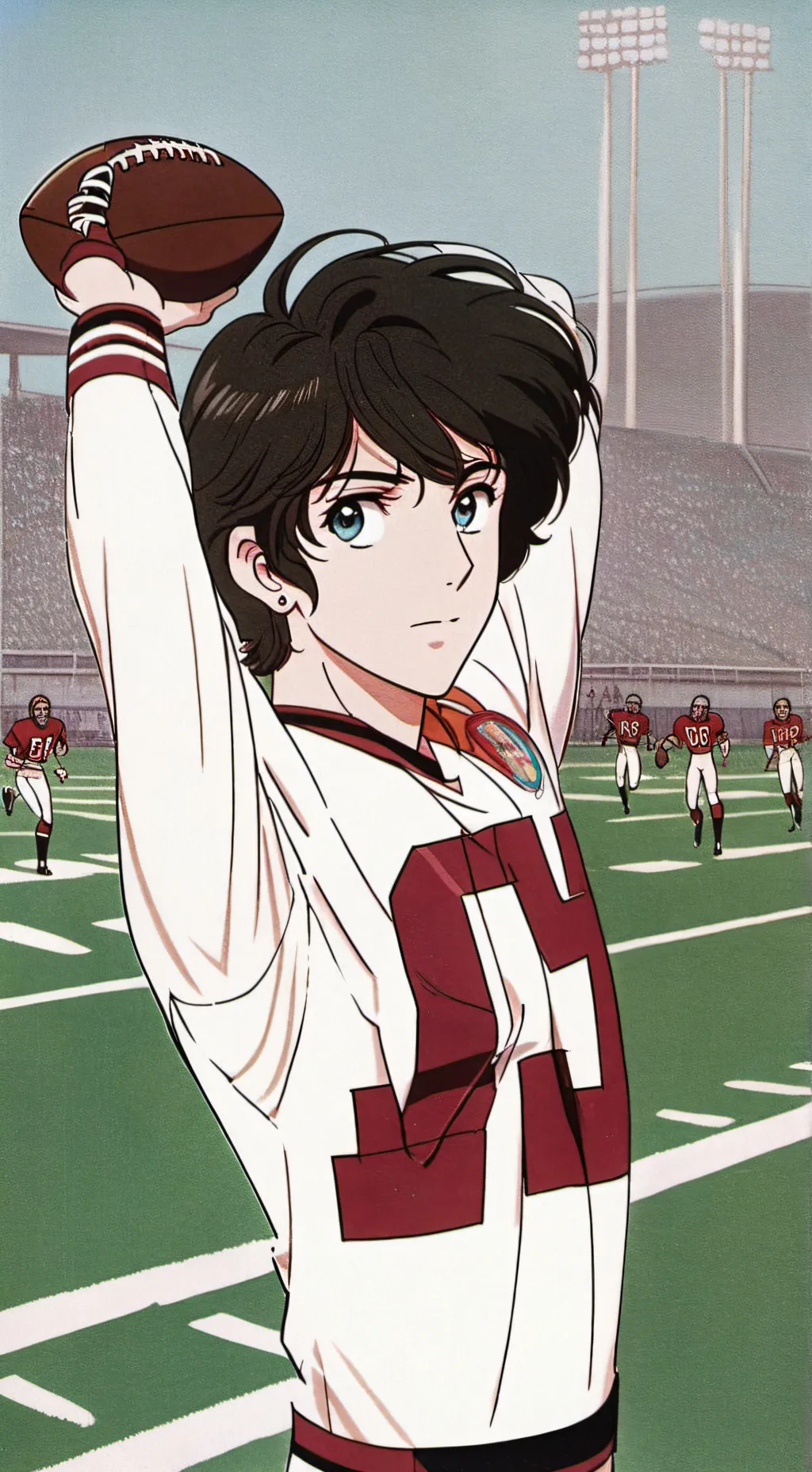 ai character: cheer  background