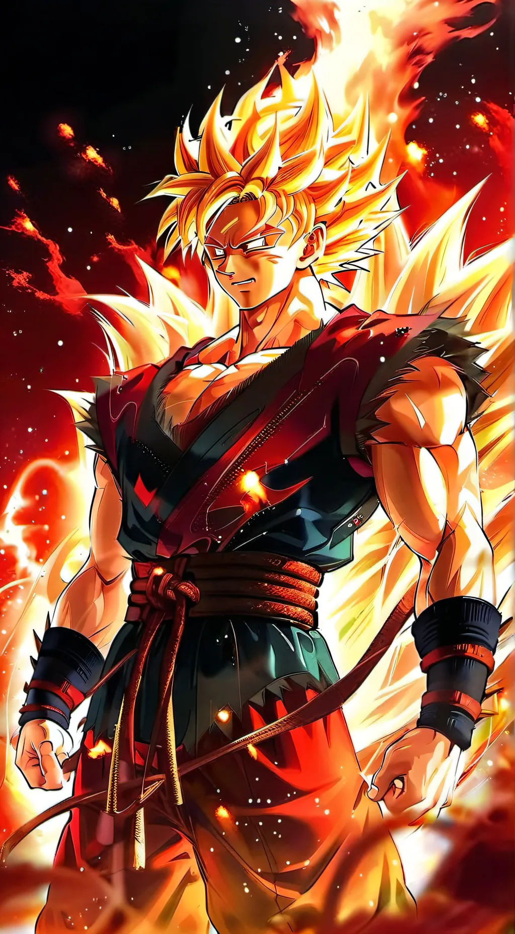 ai character: goku background