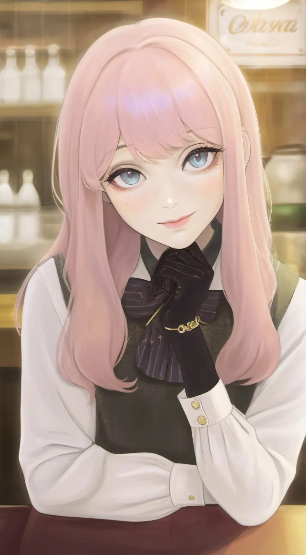 ai character: Luna background