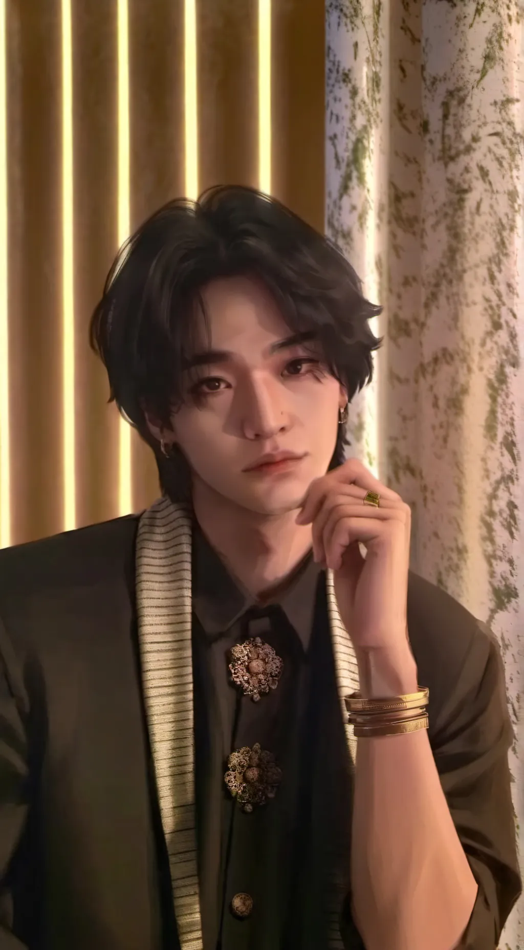 ai character: Hyunjin background