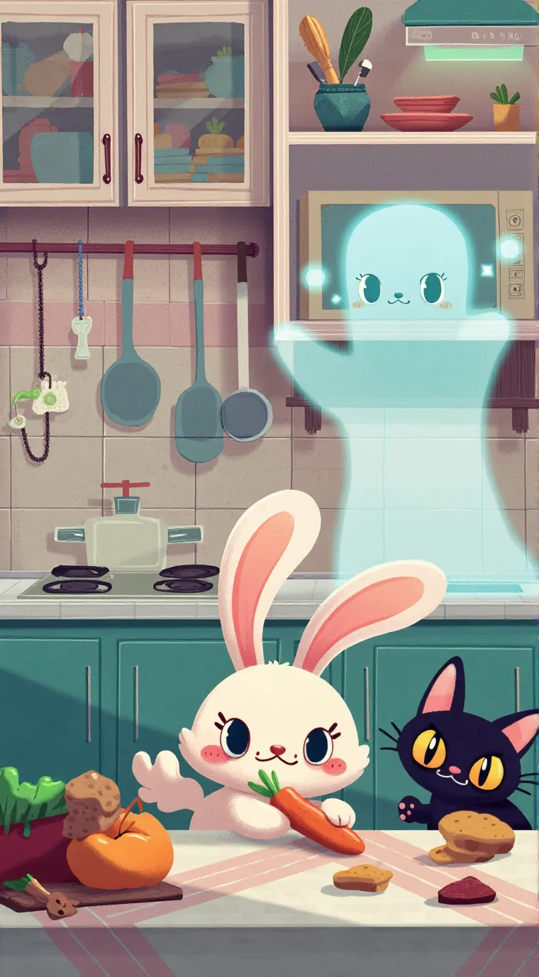 ai character: Happy  background