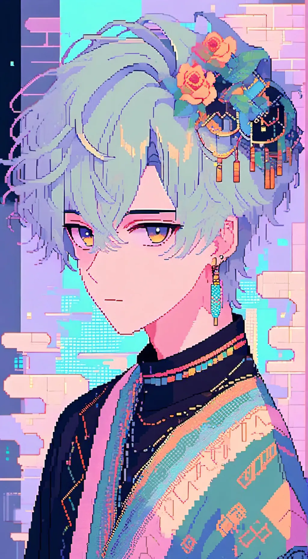 ai character: kimetsu no yaiba  background