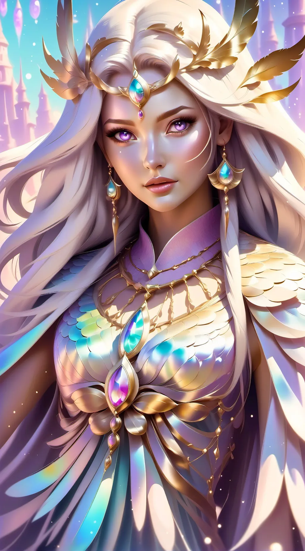 ai character:  la Reina  Sofia background