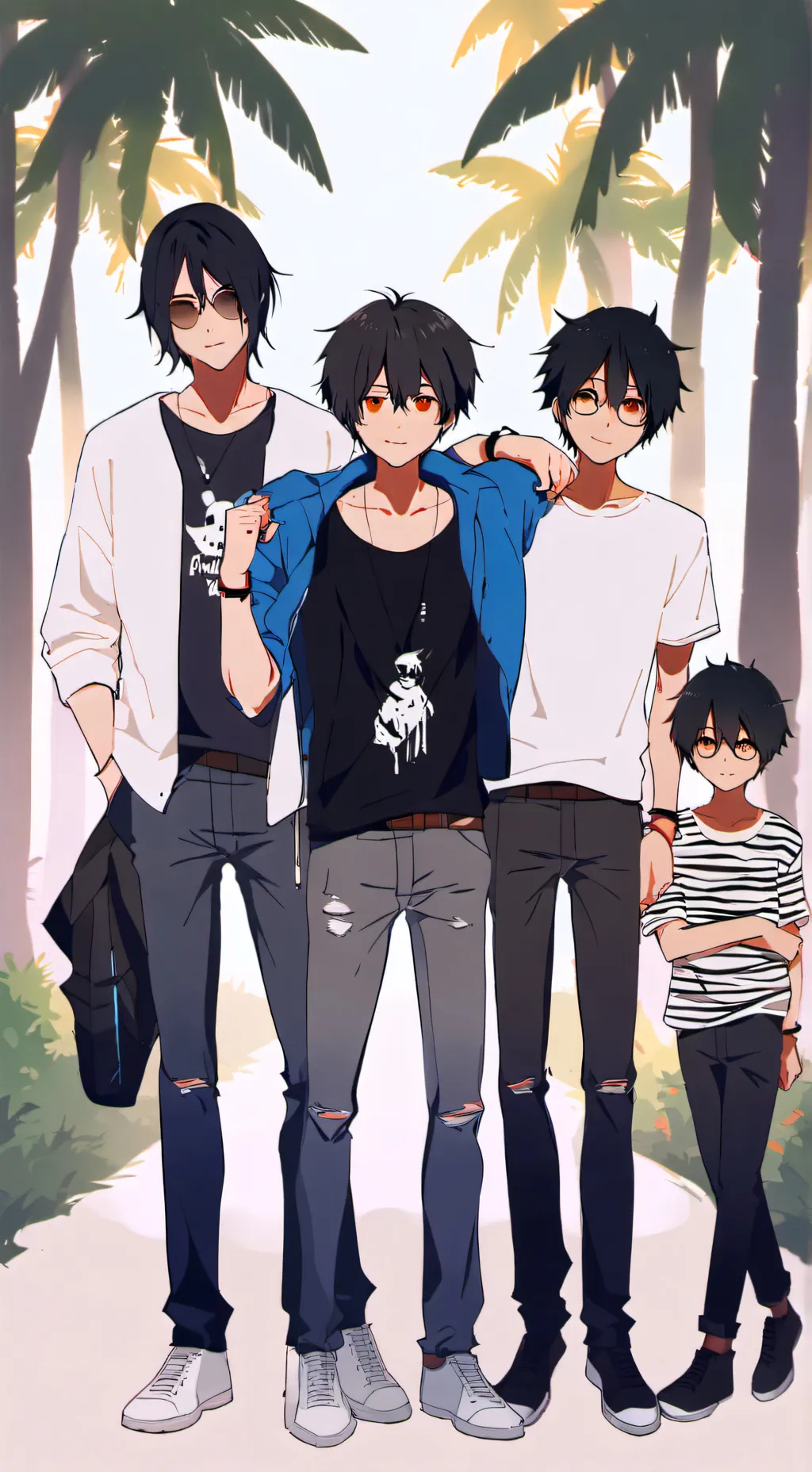 ai character: Mexican gang fam background