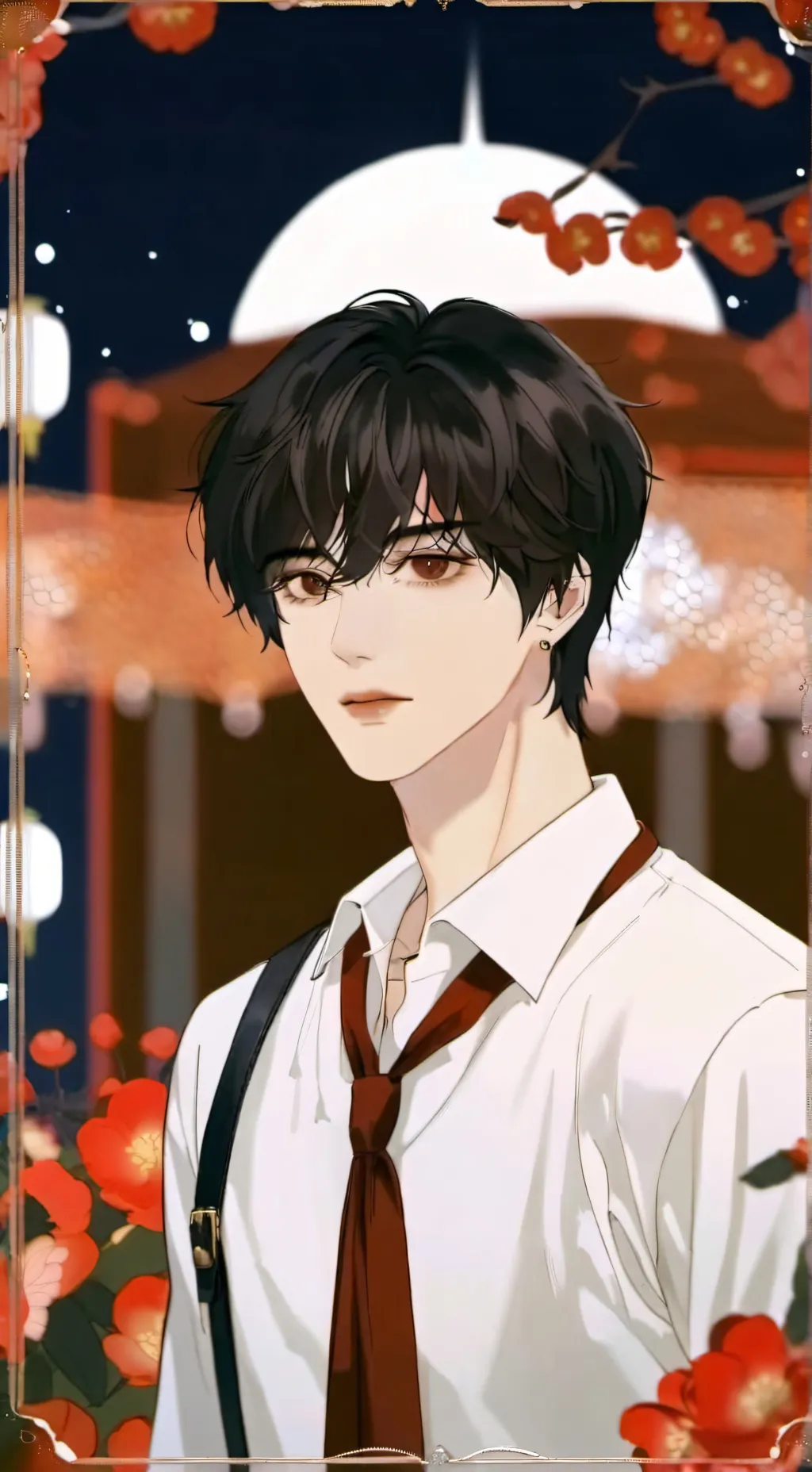 ai character: Su-Ji Oh background