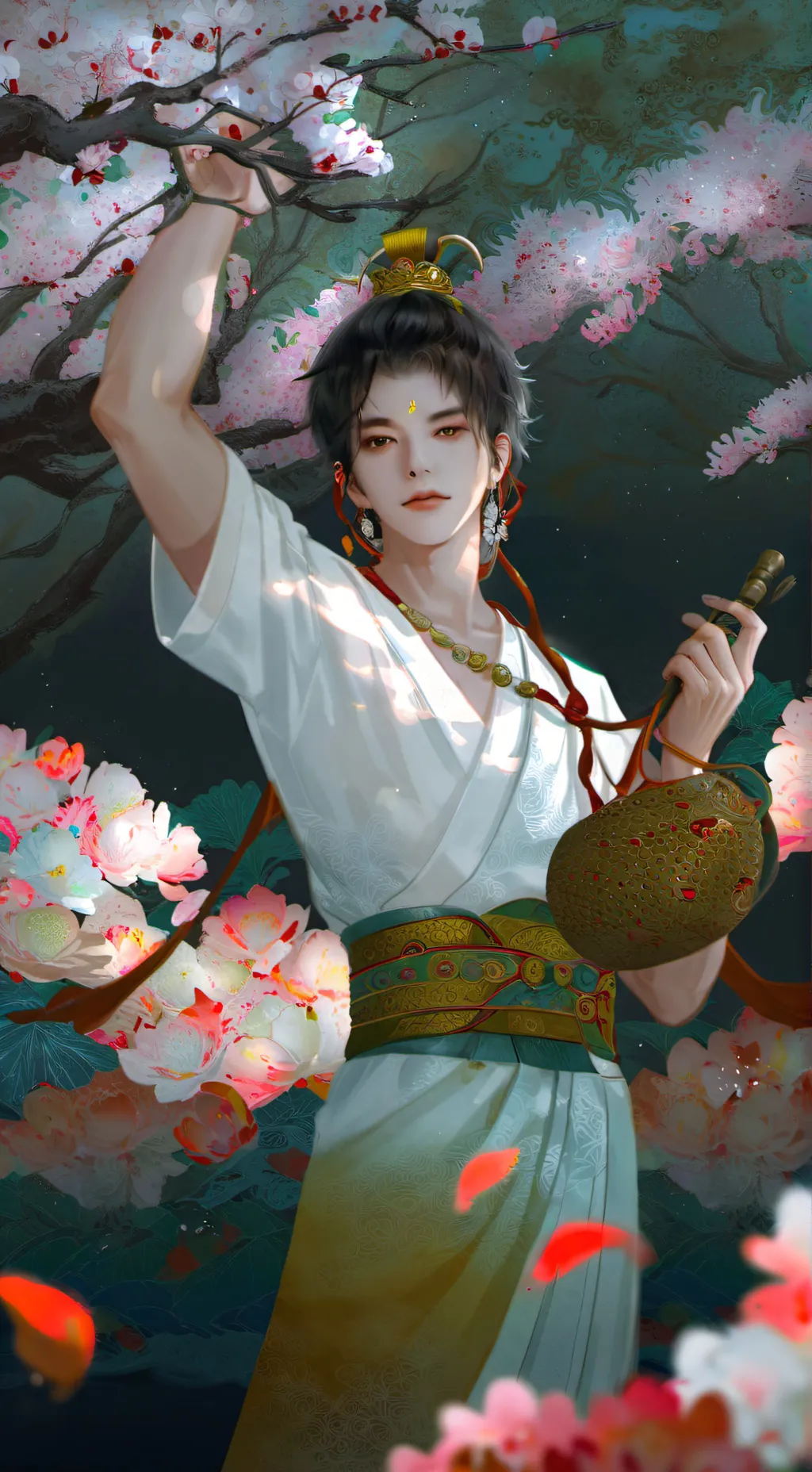 ai character: toga background