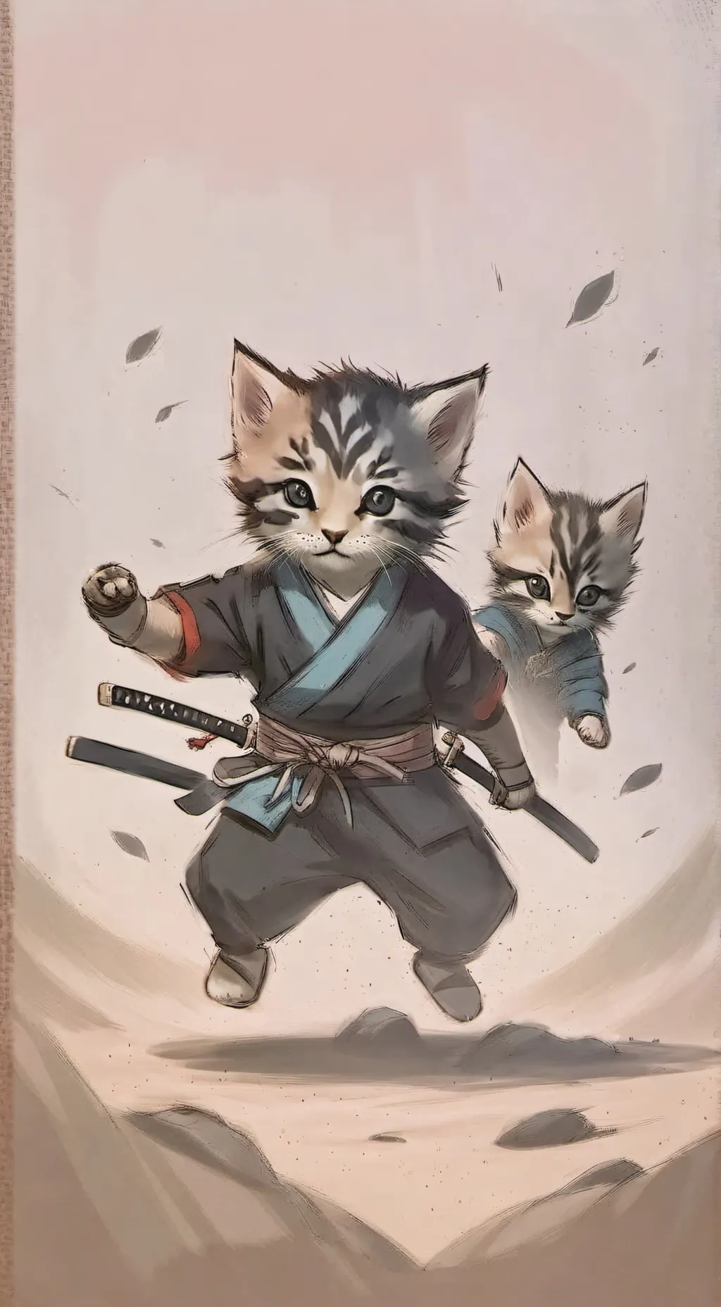 ai character: ninja background