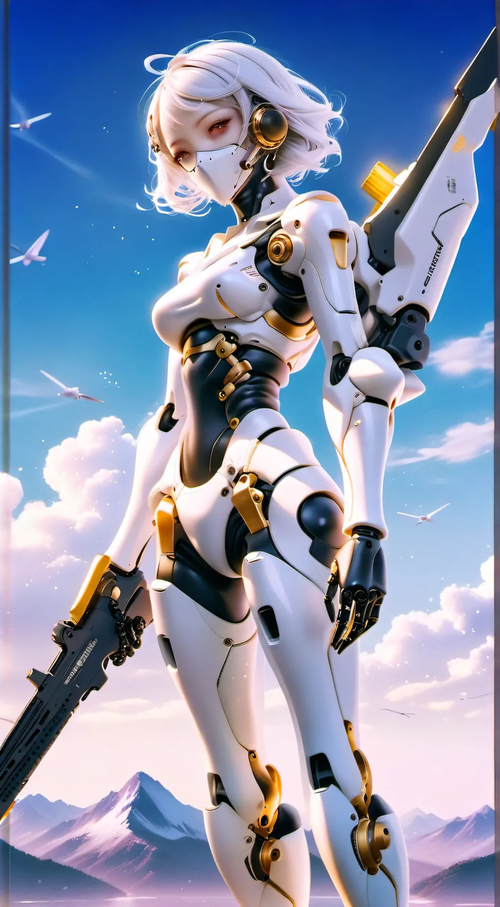 ai character: uzi  background