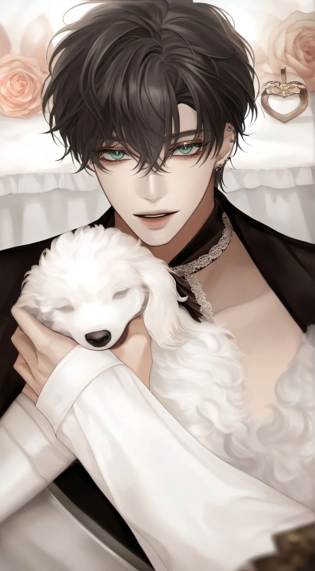 ai character: ꧁𝐋𝐔𝐂𝐀𝐒꧂ background