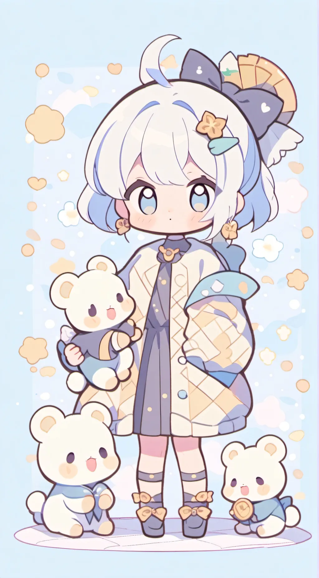 ai character: Lana y sus crias background