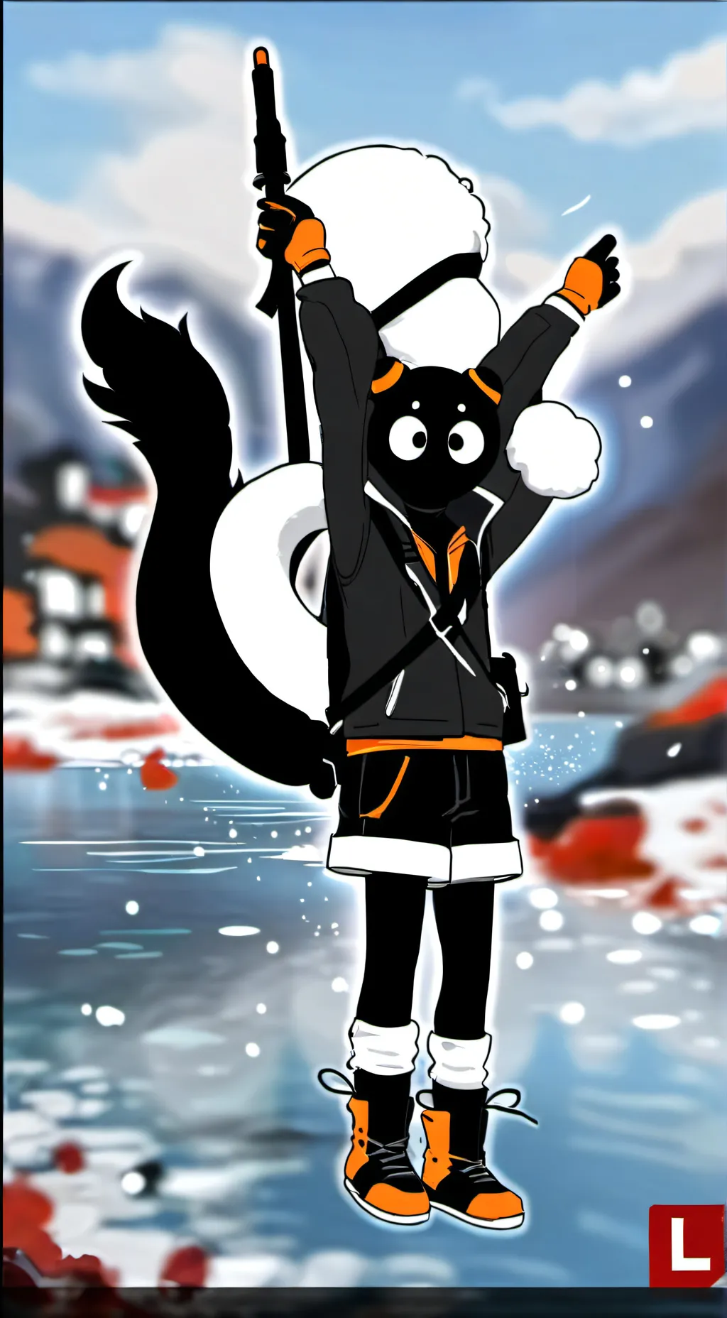 ai character: mundo ECSPLOSION💥💥 background