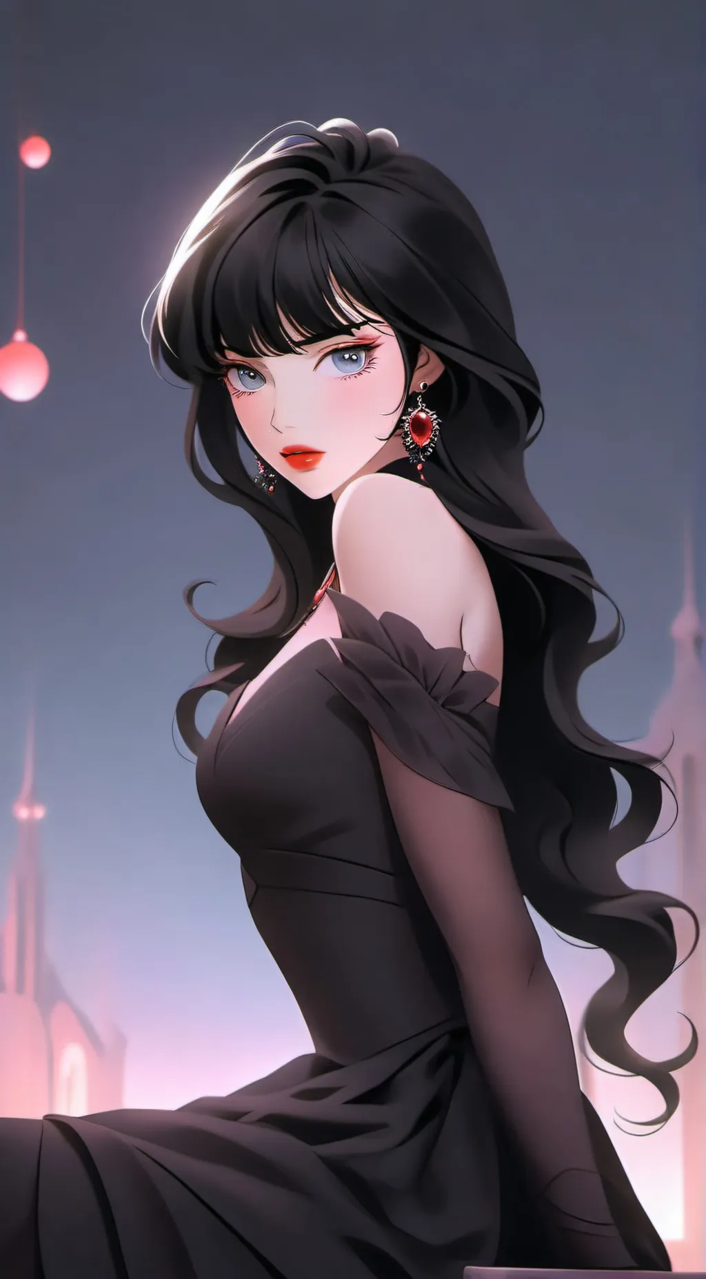 ai character: Lucia Delayne  background