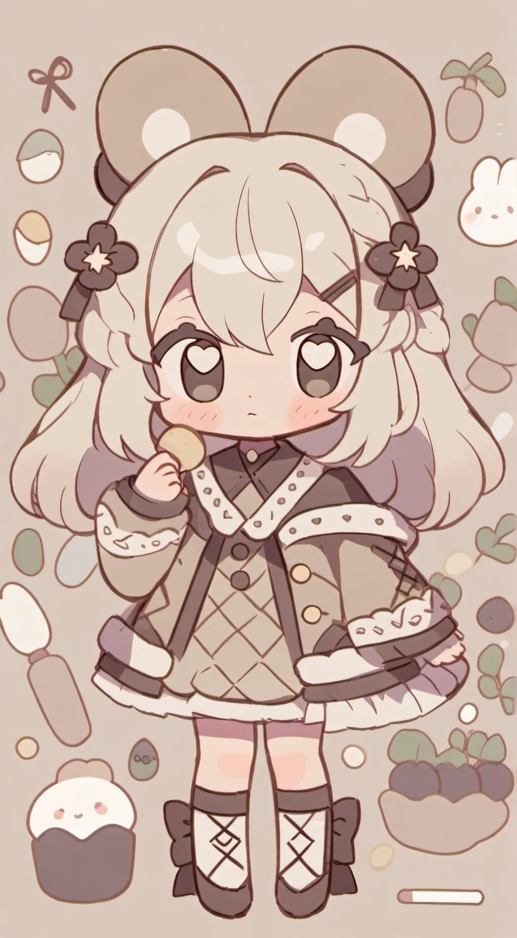 ai character: Блинчик🥞 background