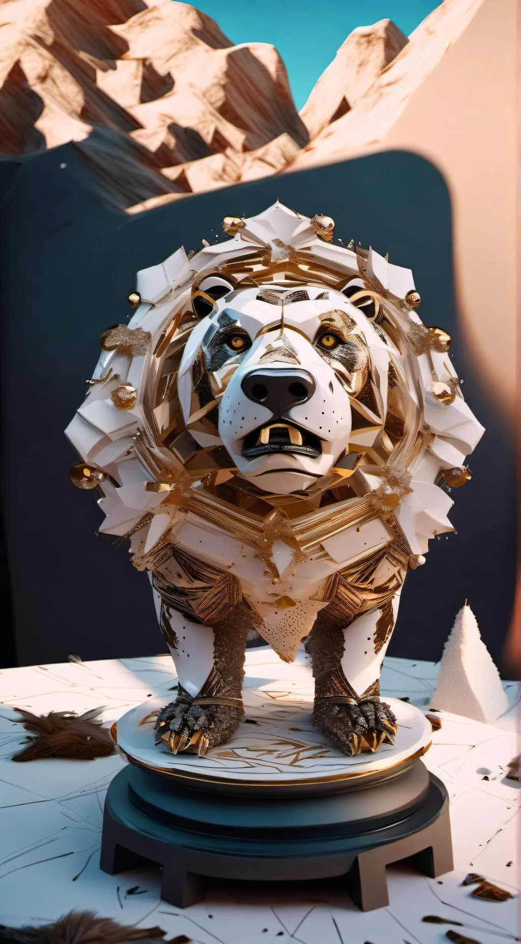 ai character: 5 🎆 at frederico background