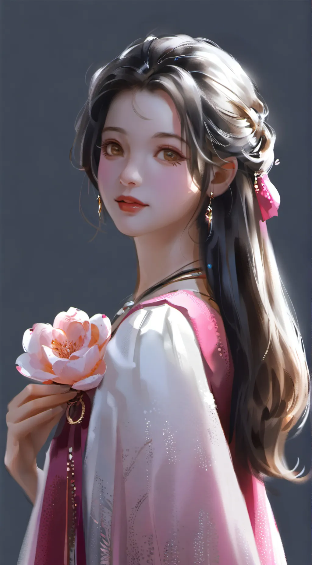 ai character: candy background