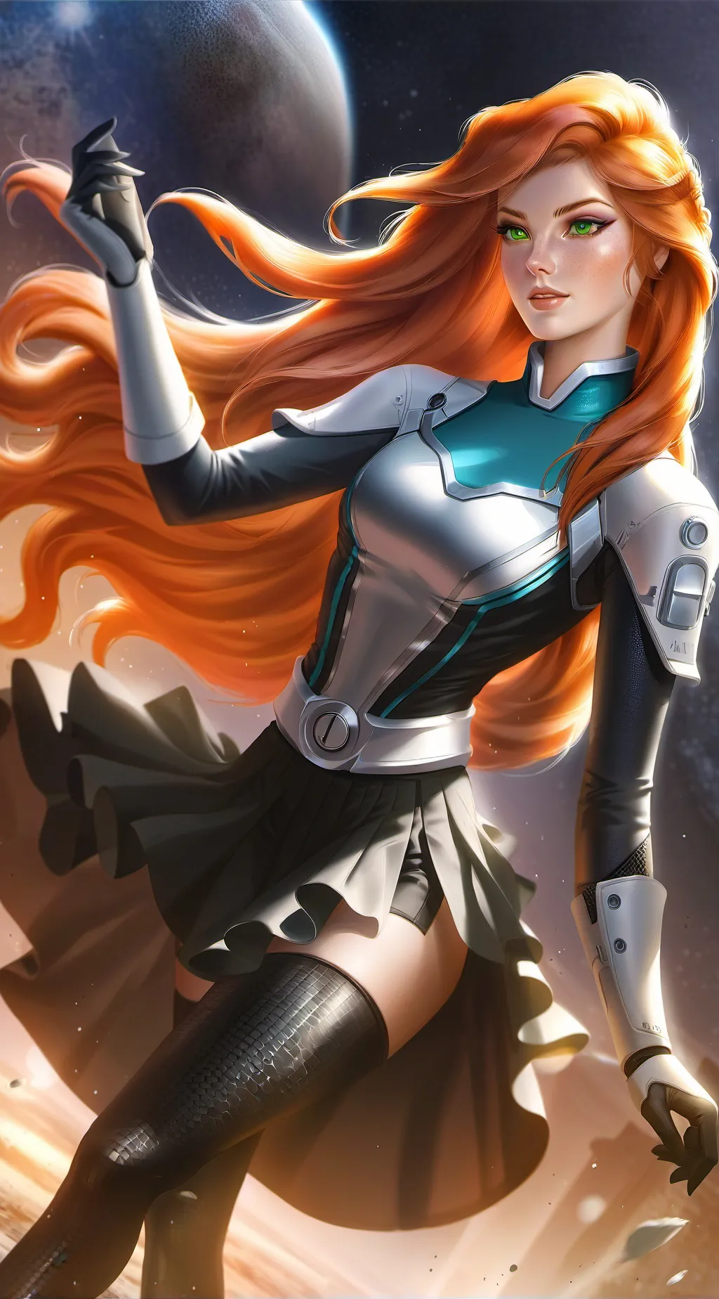 ai character: Gwen Tennyson background