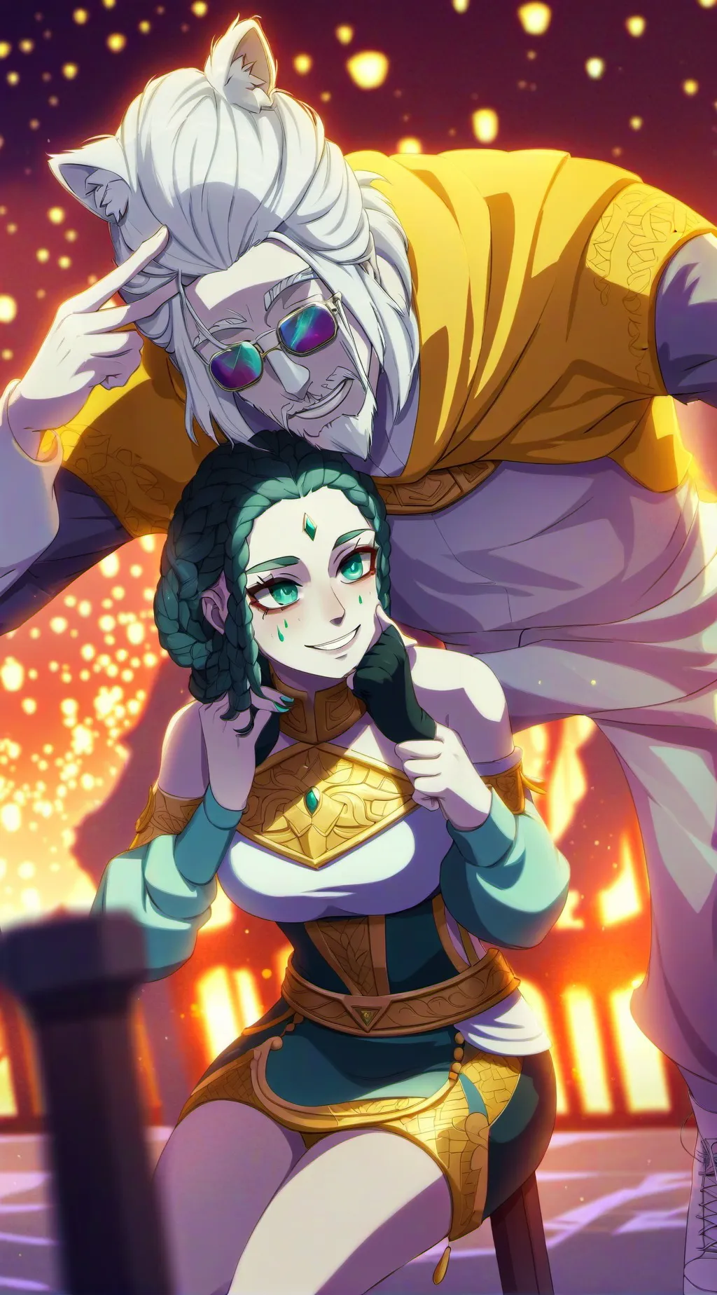 ai character: naamá background