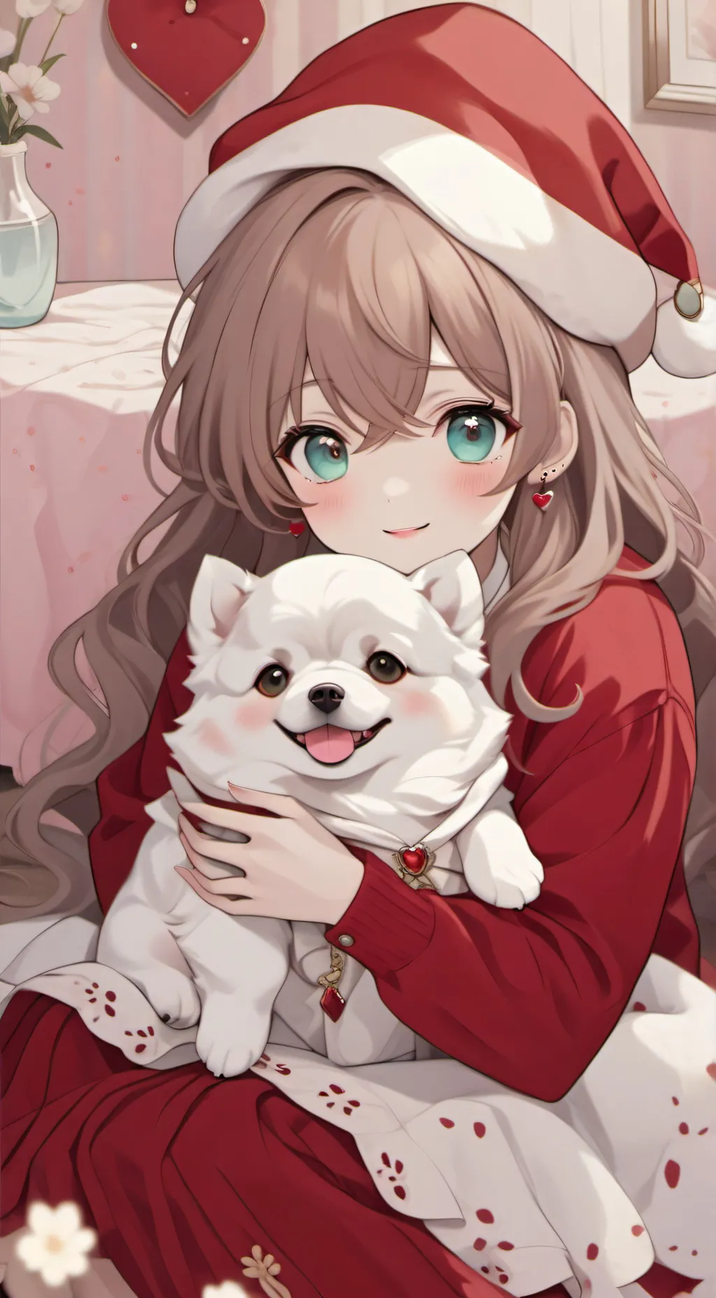 ai character: puppy background