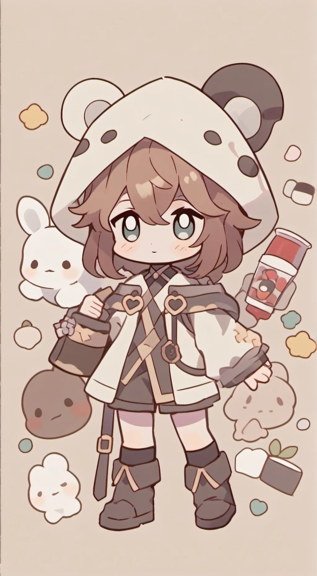 ai character: de hates u background