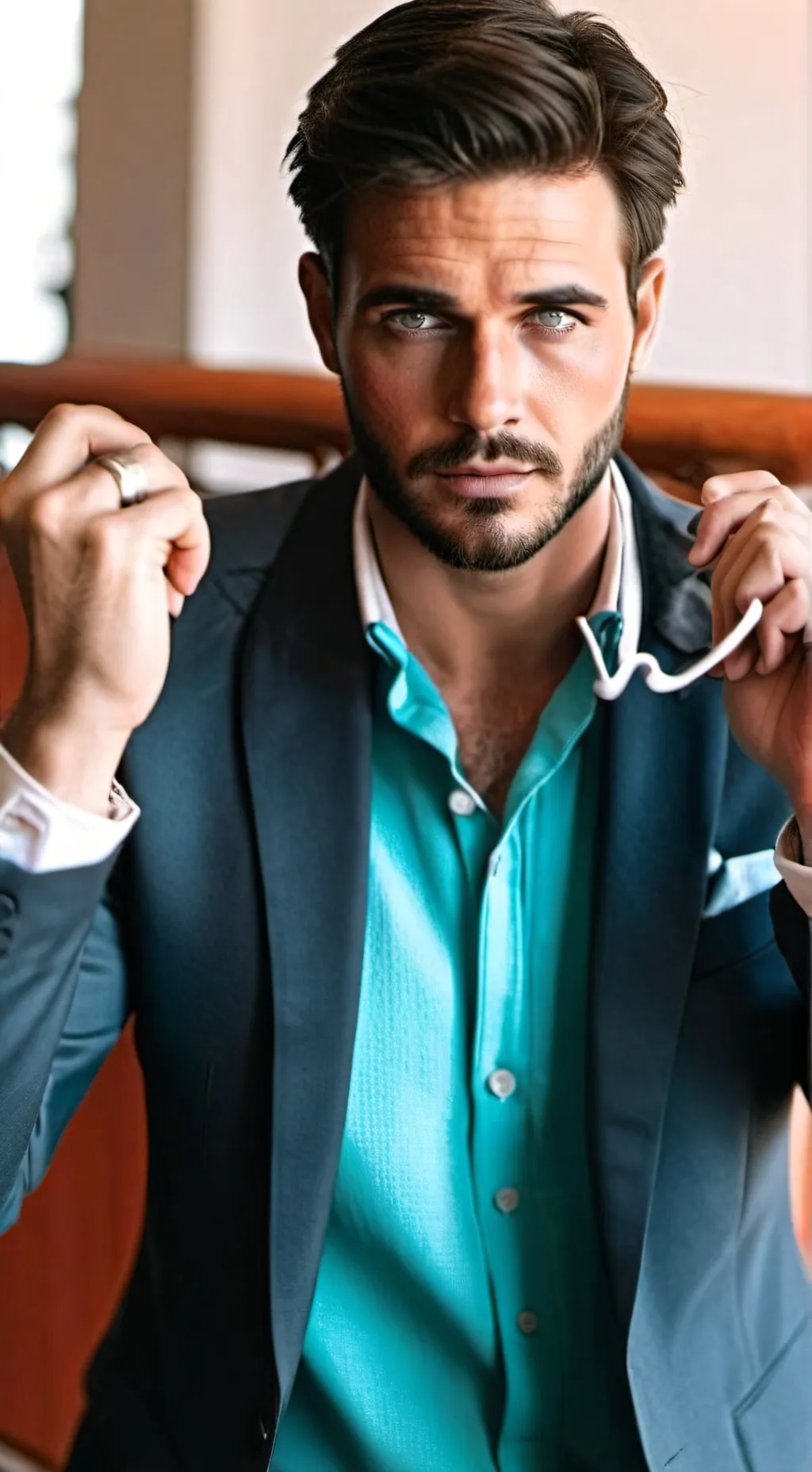 ai character: Richard  background