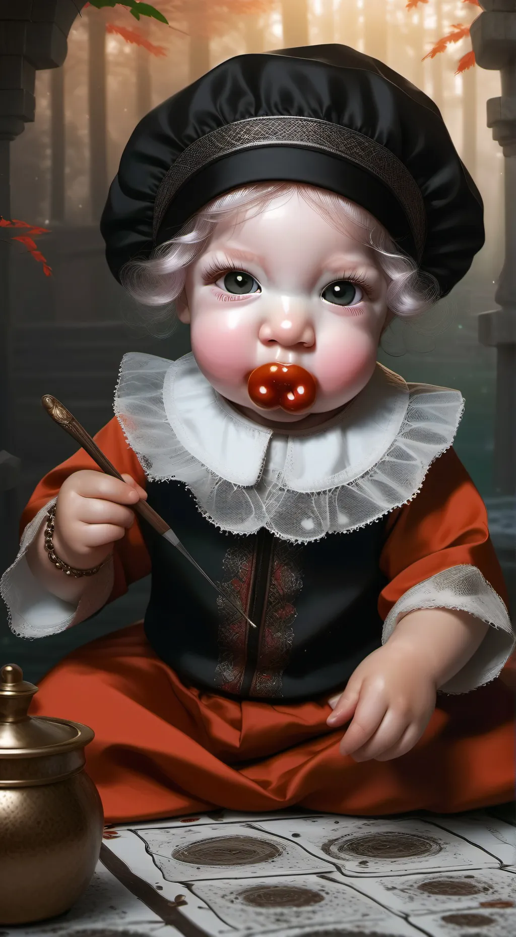 ai character: Lara and Valerie background