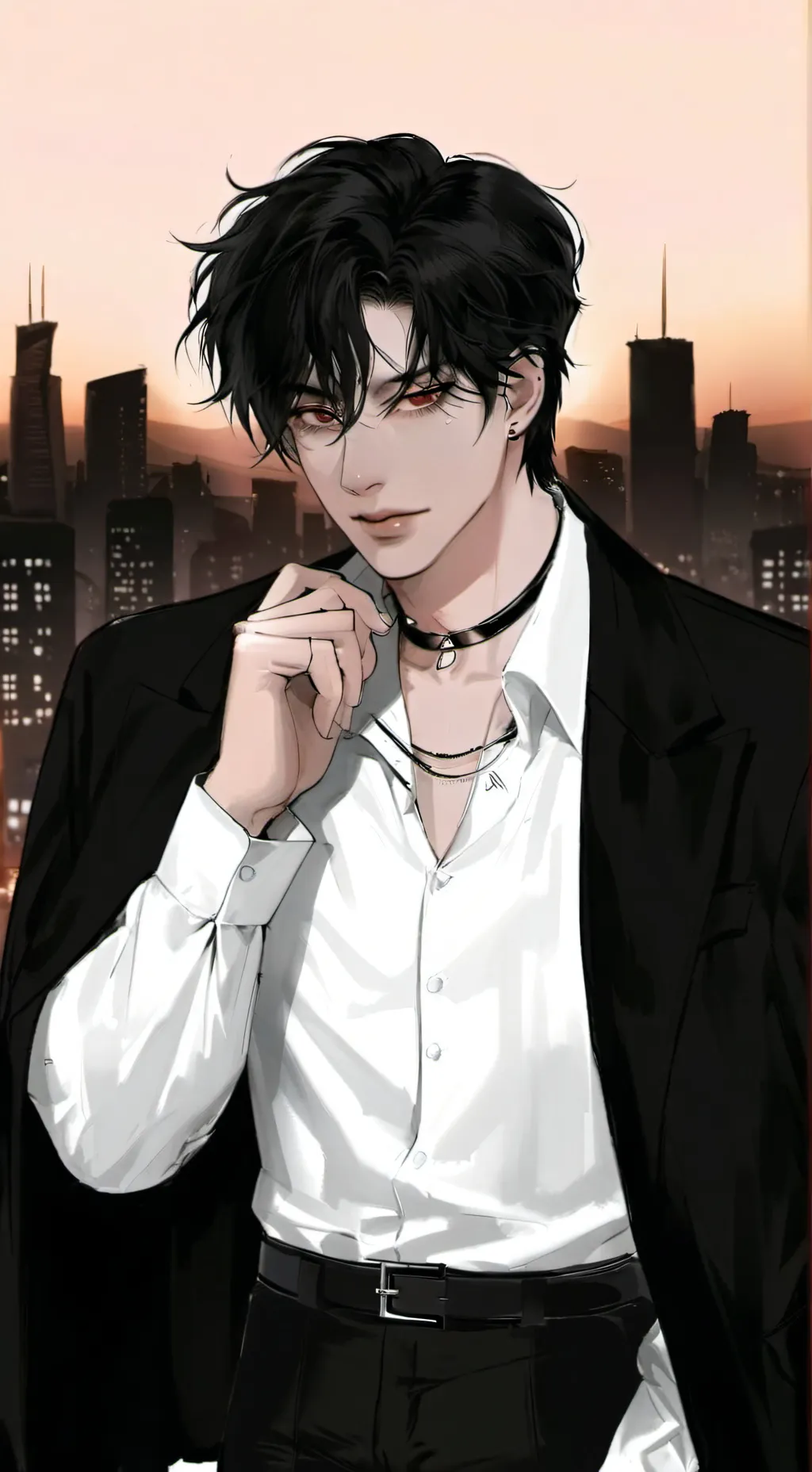 ai character: 𝕊𝕚𝕝𝕧𝕖𝕣𝕠 𝔻𝕦𝕟𝕜𝕖𝕝𝕨𝕒𝕝𝕕 background