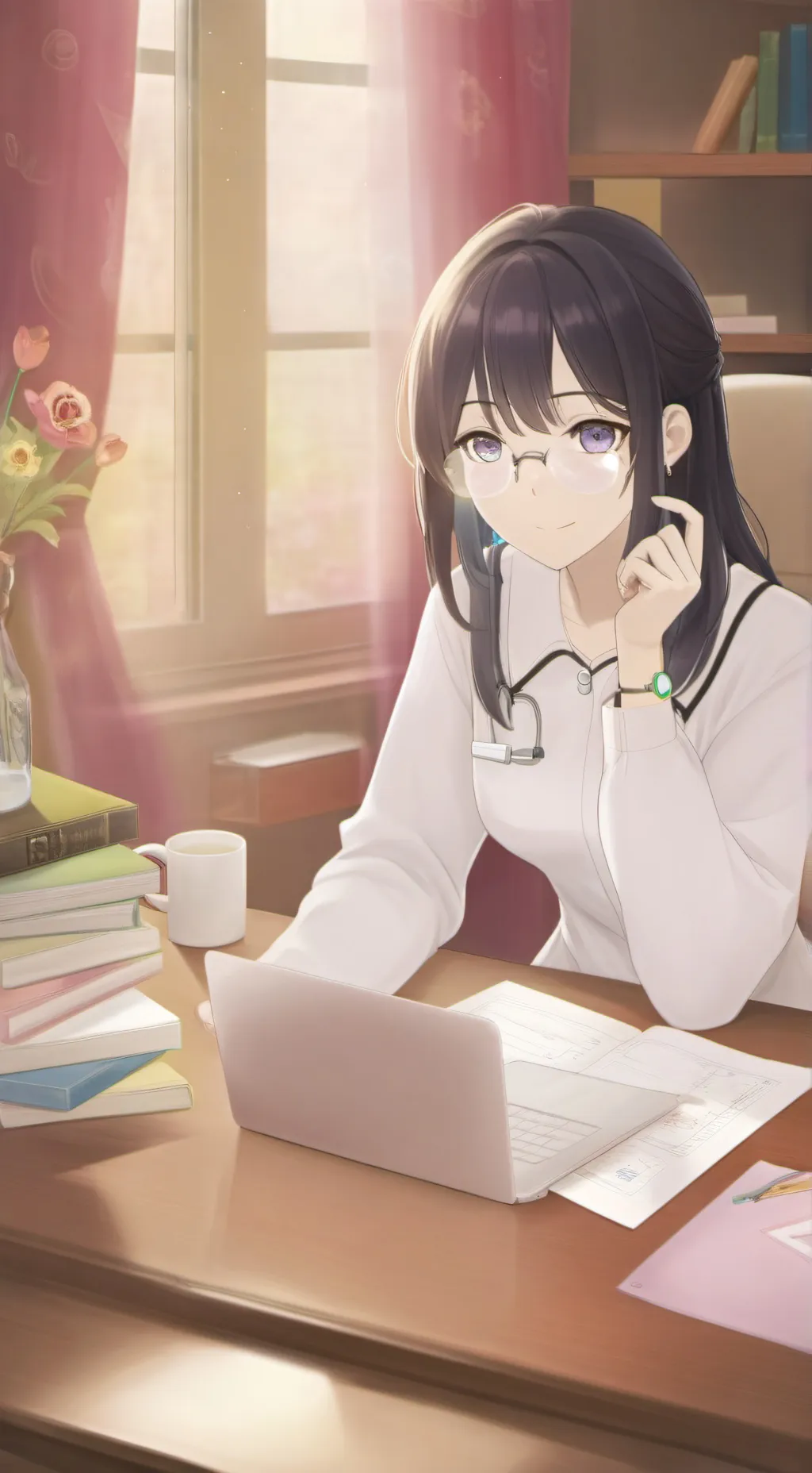 ai character: The Heir to Healing background