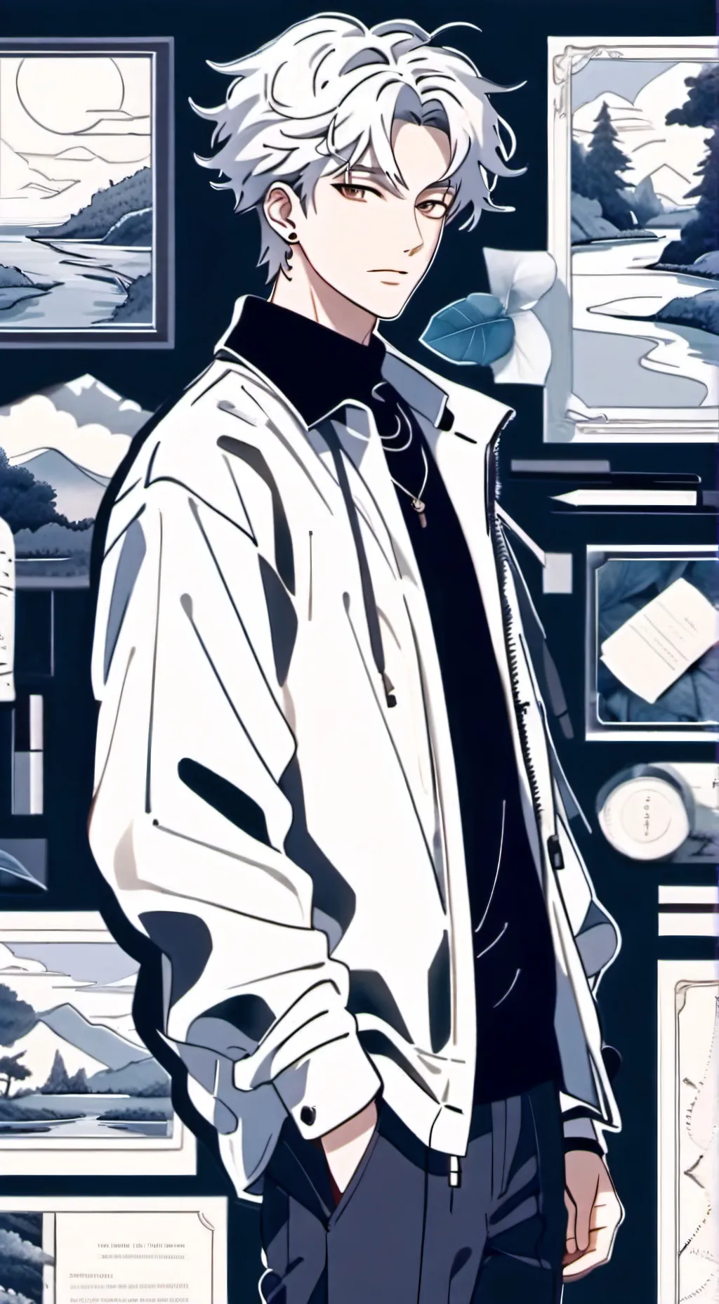 ai character: santino  background