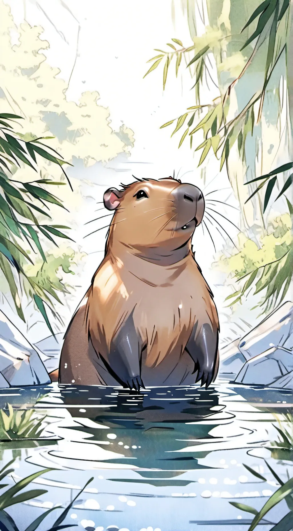 ai character: dandys world background