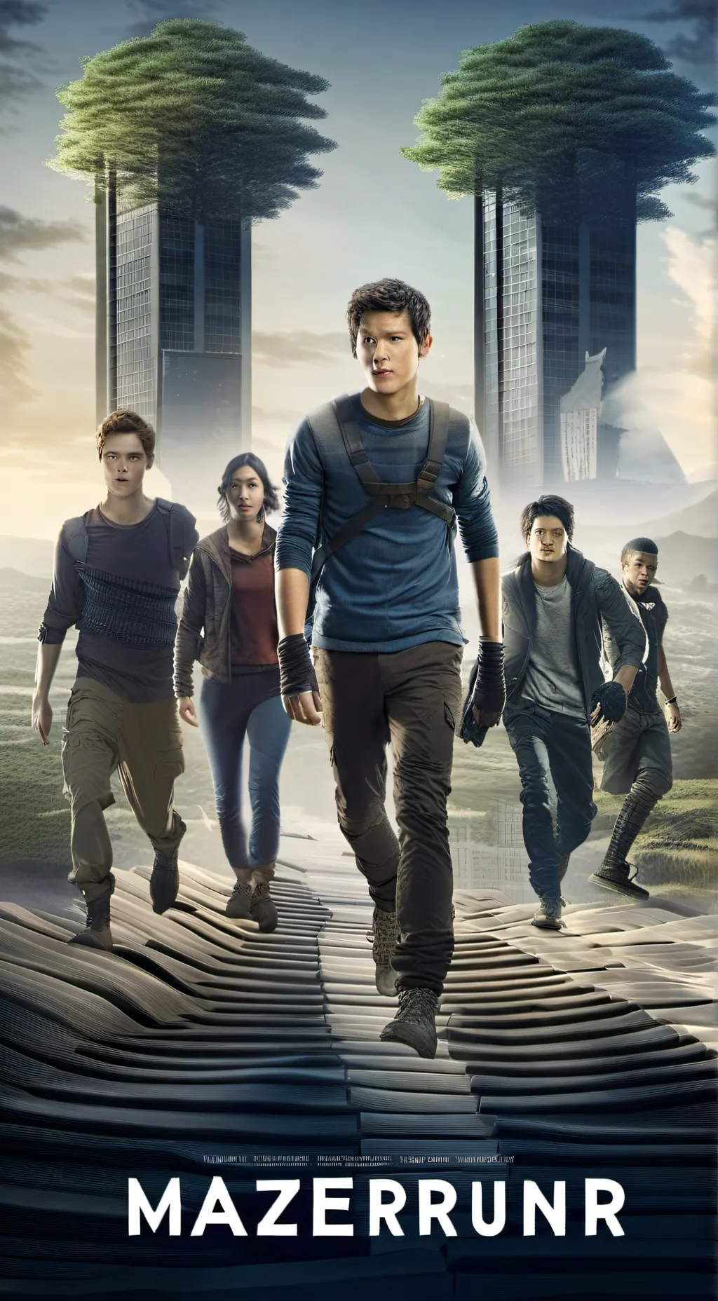 ai character: maze runner background