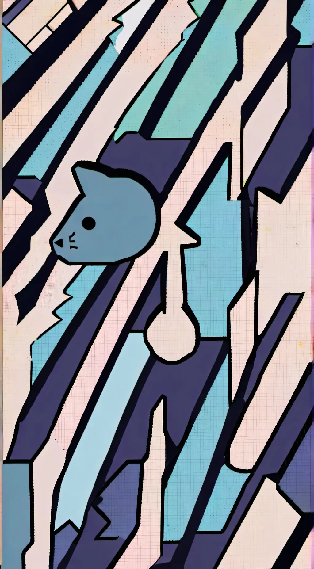 ai character: ~cat astro~  background