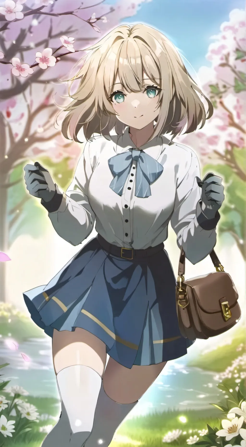 ai character: Boys school background