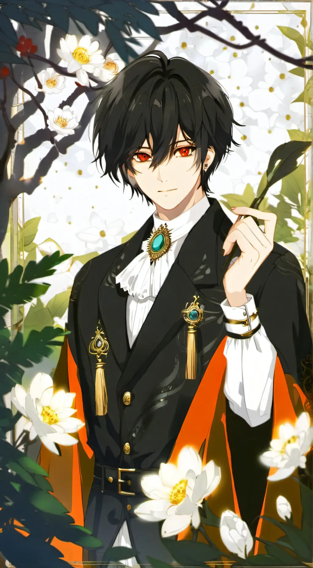 ai character: zen background