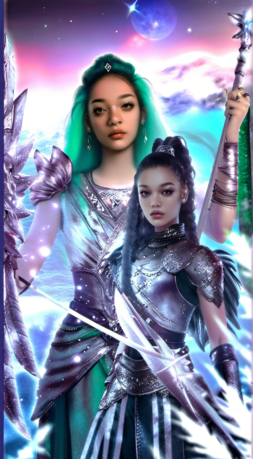 ai character: Larissa e mateus  background