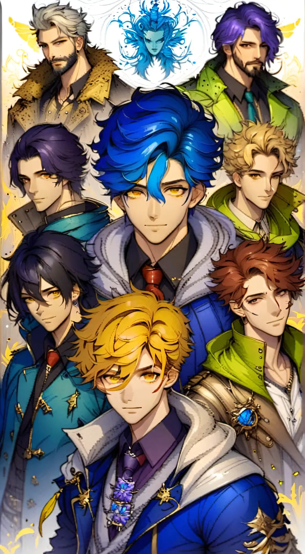 ai character: Dad’s of the Lost background