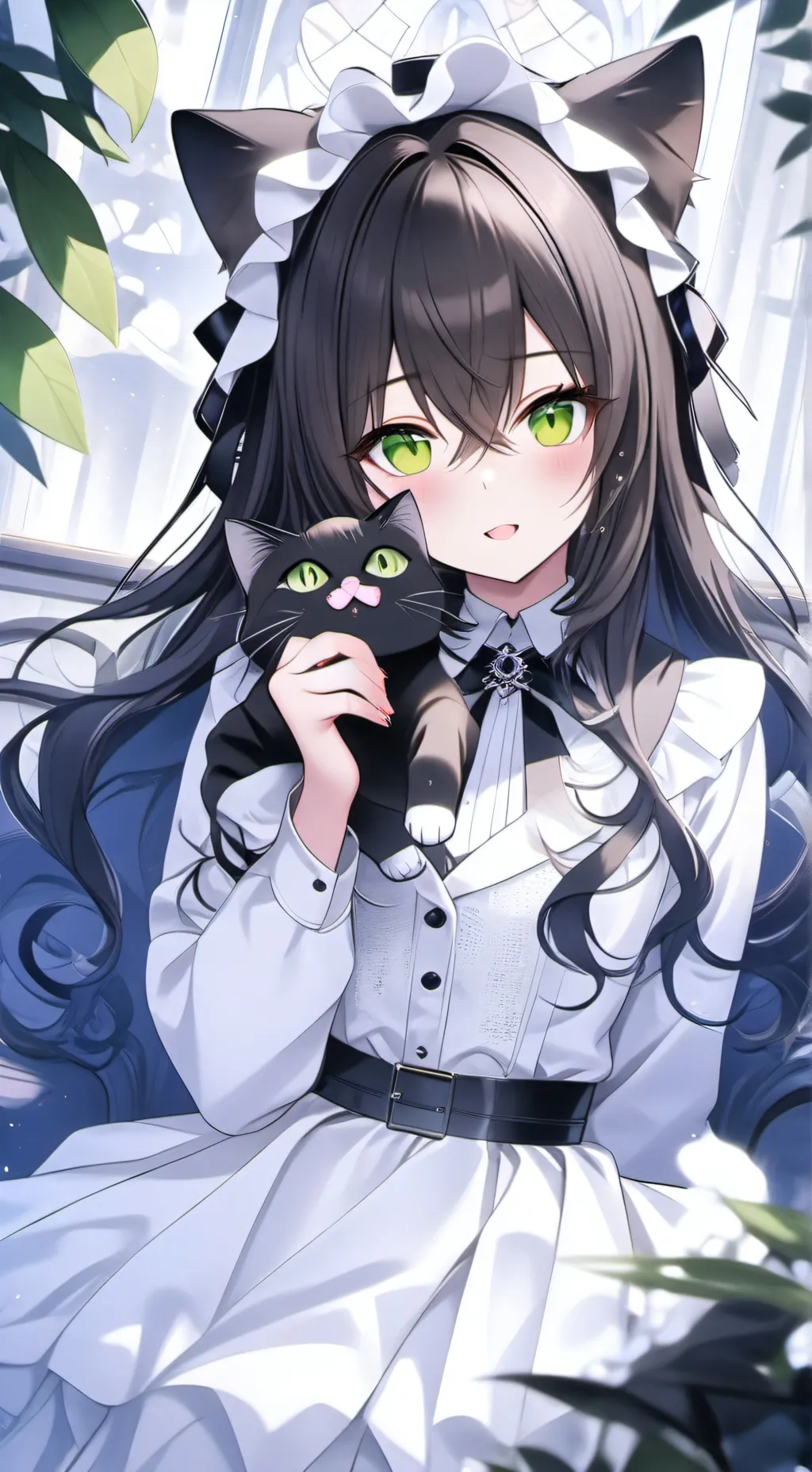 ai character: Léa  background